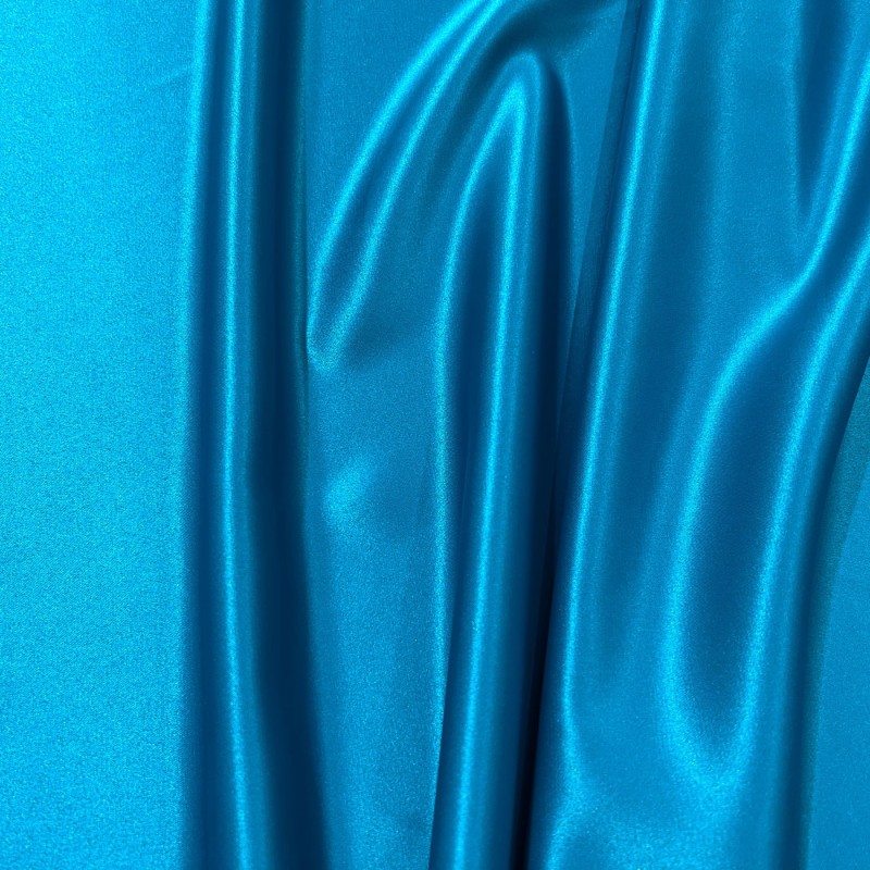 Duchess Satin Fabric Bridal Turquoise2