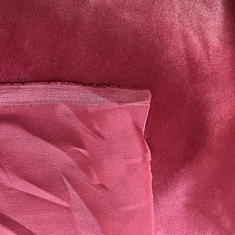 Crepe Backed Satin Dark  Rose4