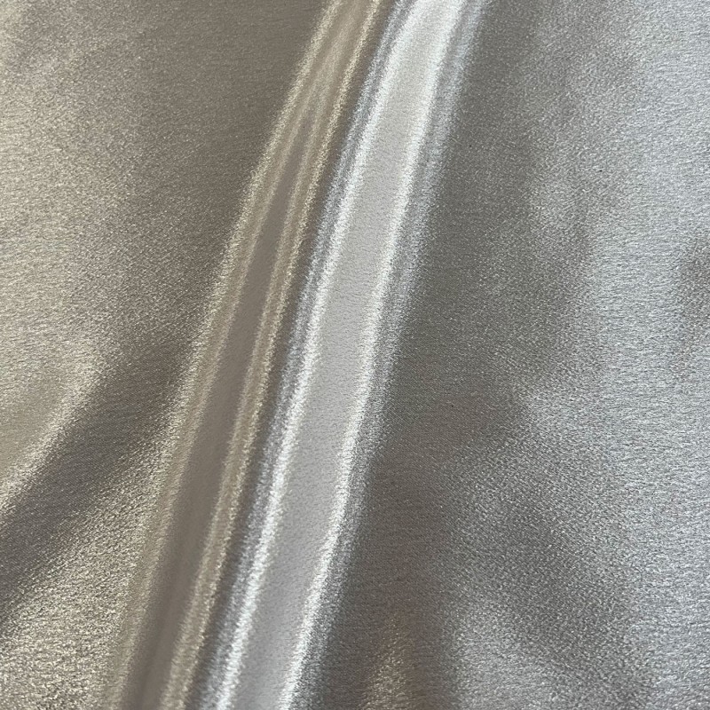 Crepe Backed Satin Silver2