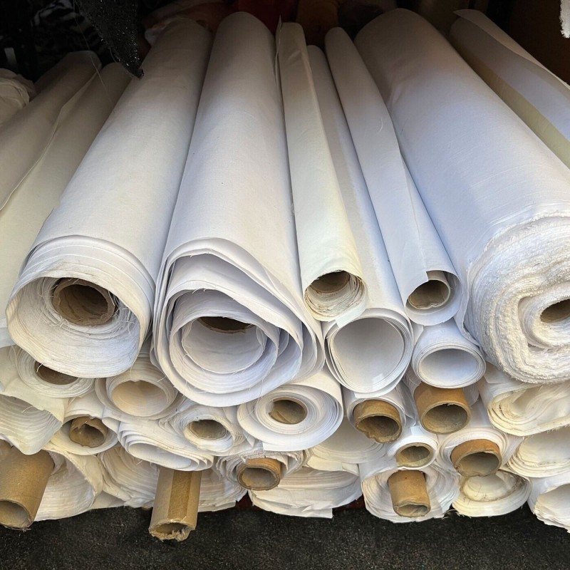 Joblot Cotton Buckrum fabric 1000 meters 4