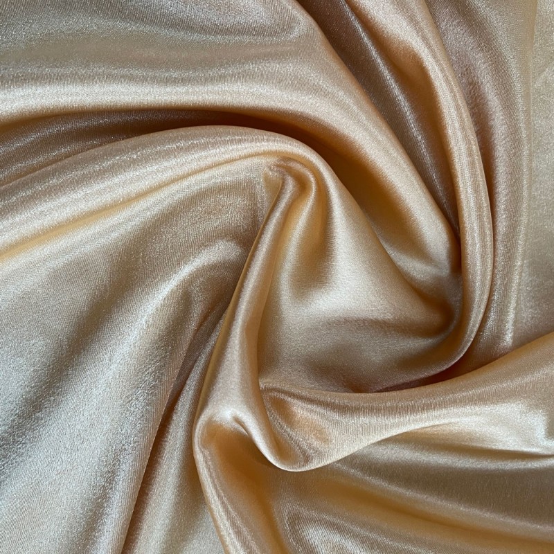 Crepe Satin Fabric Gold3