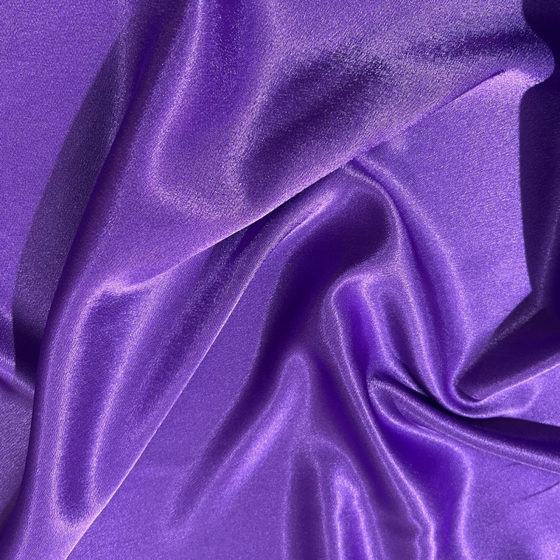 Crepe Satin Fabric Purple2