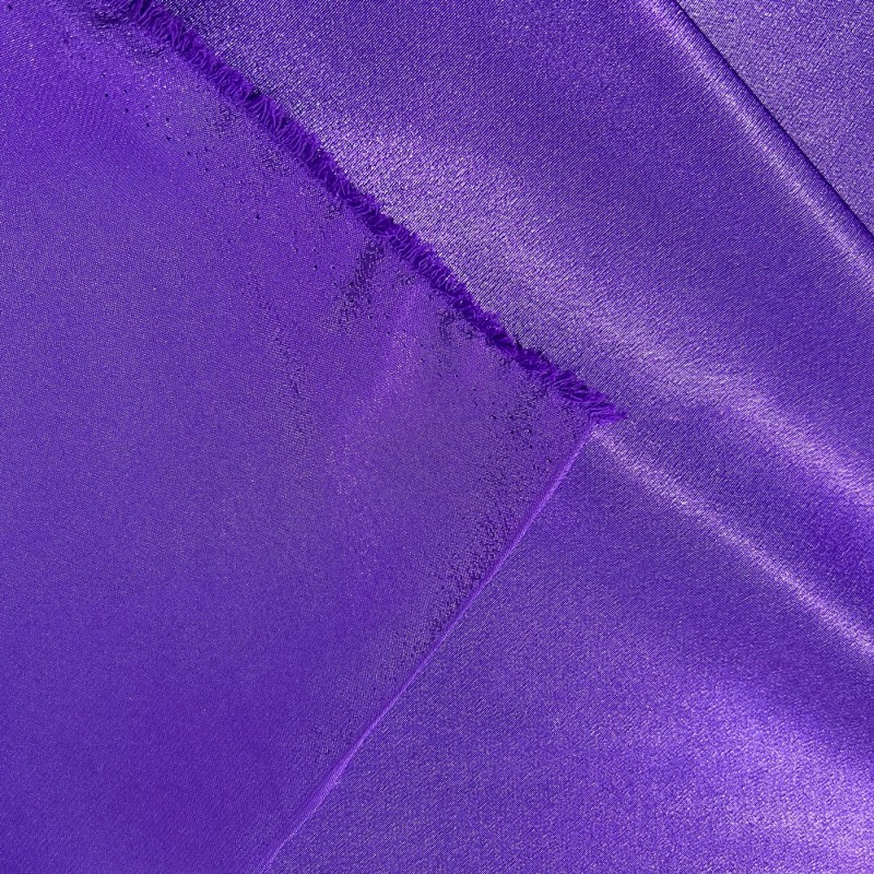 Crepe Satin Fabric Purple4