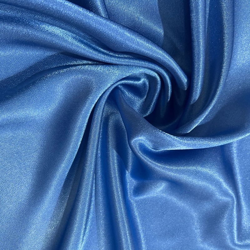 Crepe Satin Fabric Royal4