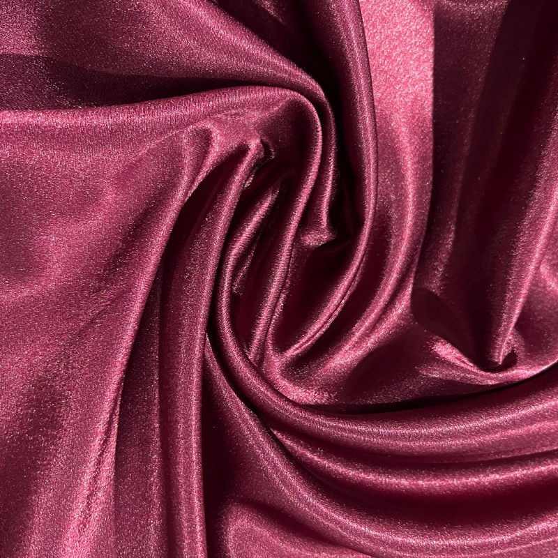 Crepe Satin Fabric  wine3