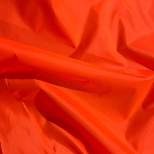 Ripstop Tear Resistant Polyester Fabric Fluorescent Orange 2