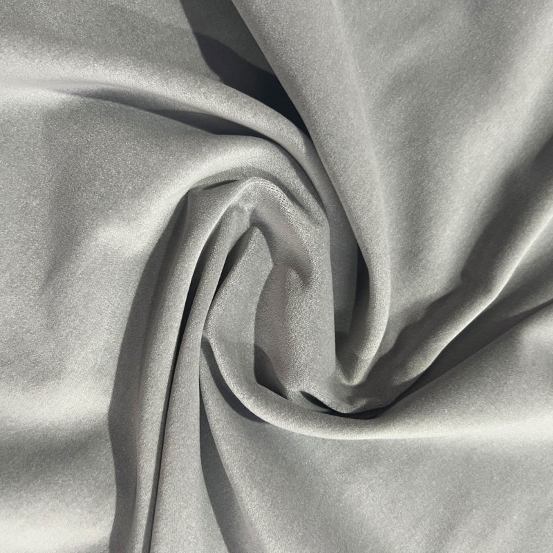 Cotton Velvet Fabric Grey3