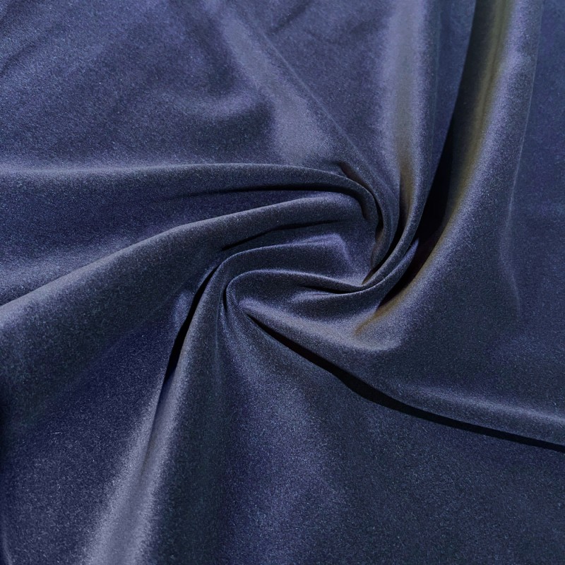 Cotton Velvet Fabric Navy3