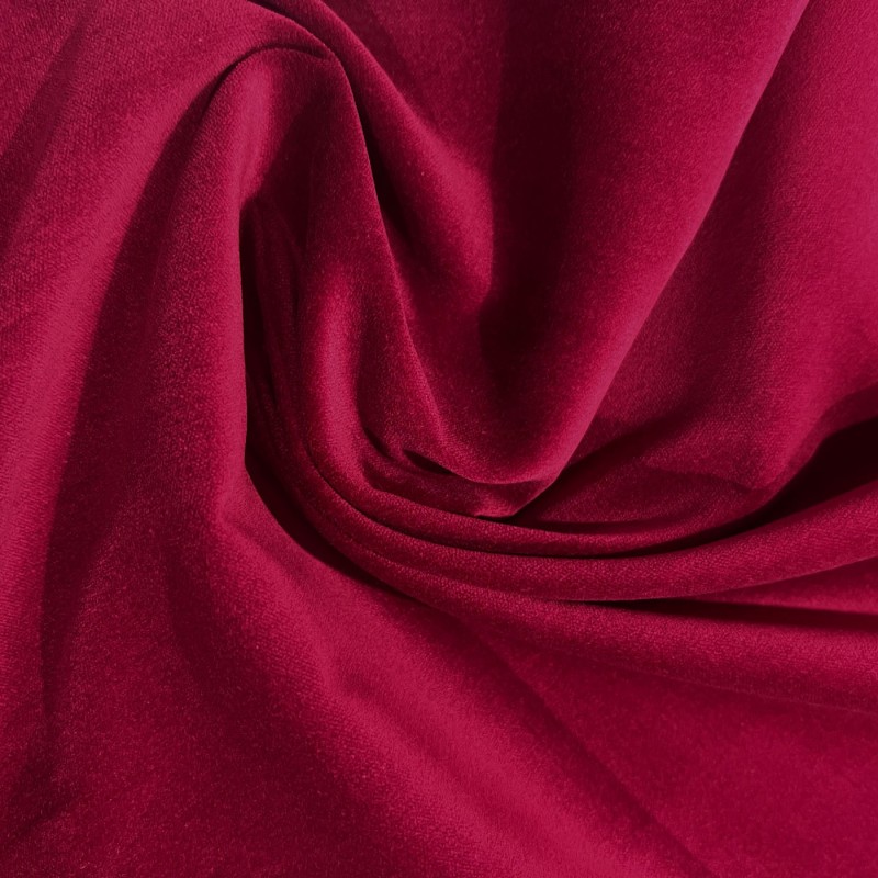 Cotton Velvet Fabric  Wine3