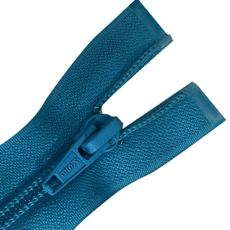 Chocolate Nylon Zips Pack Of 5 (closed end) Teal2