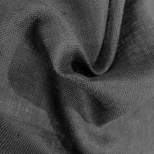 Fire Retardant Hessian Fabric 170cm Charcoal