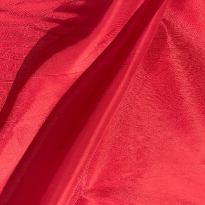 Polyester Lining Fabric Habotai Red2