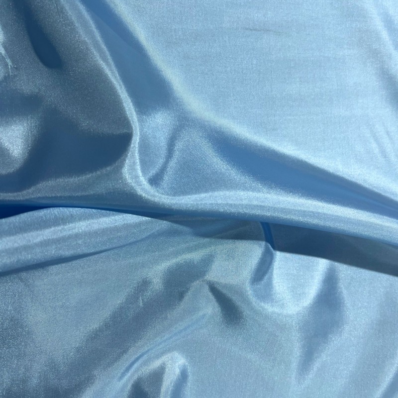 Polyester Lining Fabric Habotai Baby Blue2