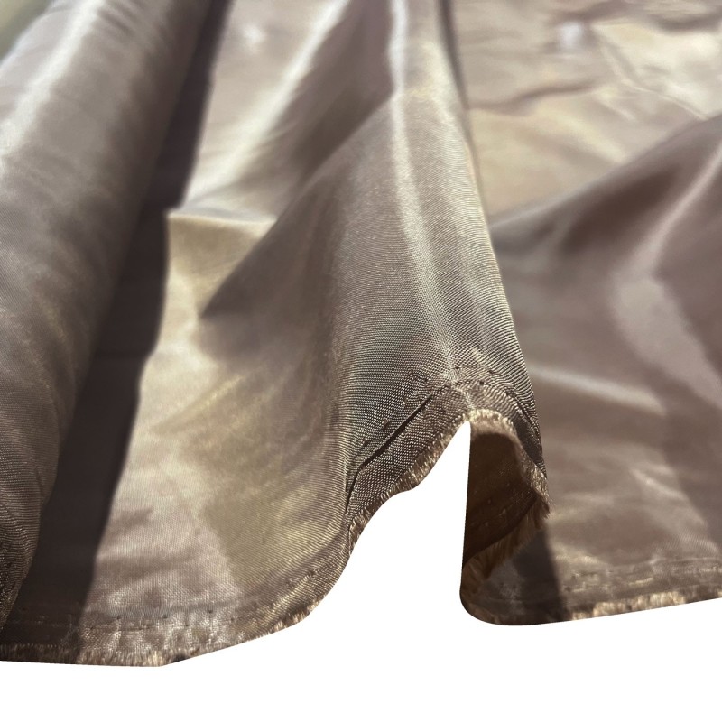 Polyester Lining Fabric Habotai Brown1 