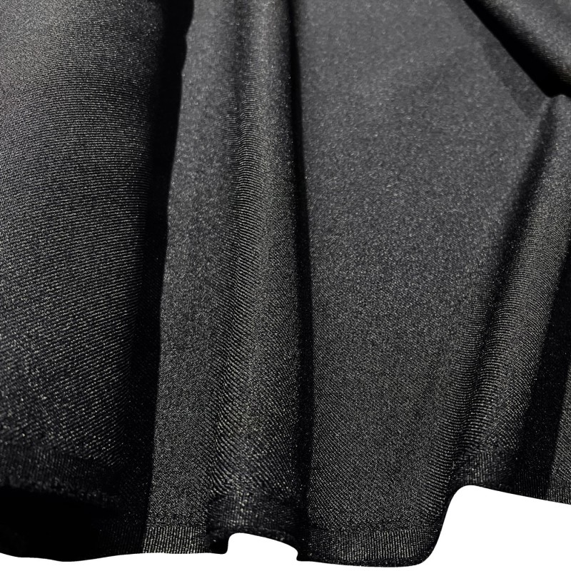 Plaza Fabric 100% Polyester Twill Black 1