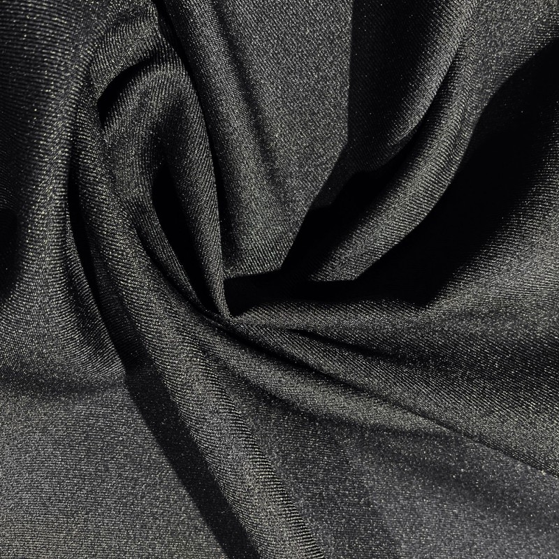 Plaza Fabric 100% Polyester Twill Black 2