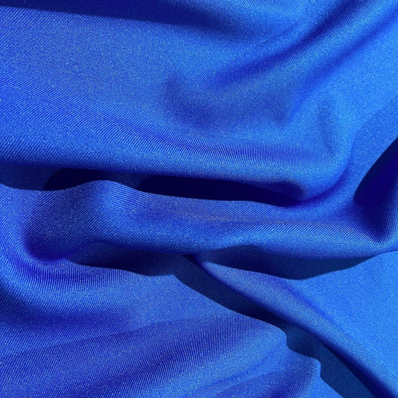 Plaza Fabric 100% Polyester Twill Royal 2