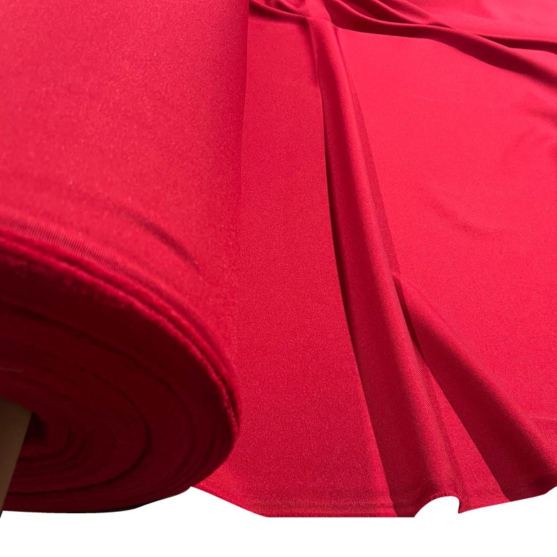 Plaza Fabric 100% Polyester Twill Red1