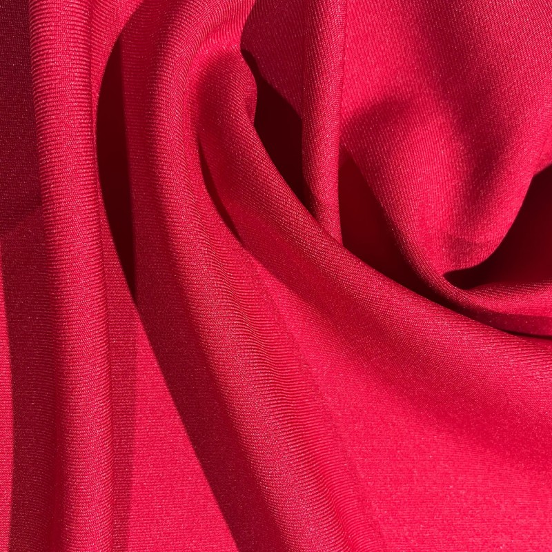 Plaza Fabric 100% Polyester Twill Red2