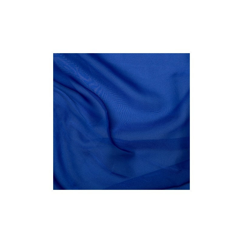 Crepe Chiffon Fabric Royal