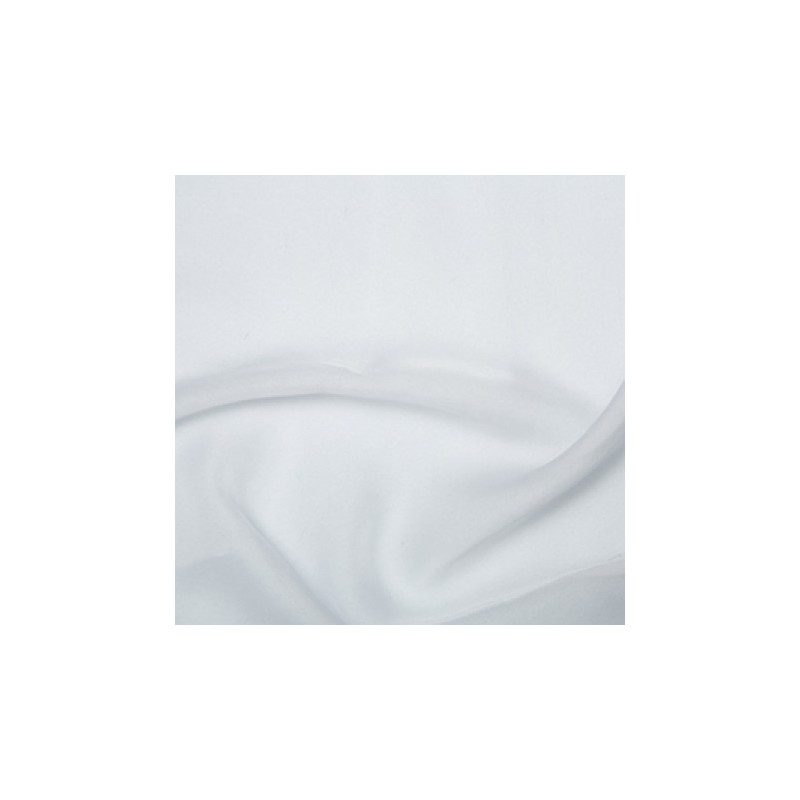 Crepe Chiffon Fabric White