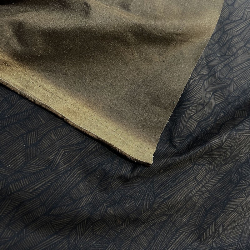 Waxed Cotton Canvas Fabric Clearance Tree Bark 3