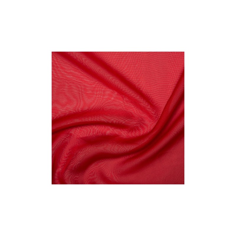 Crepe Chiffon Fabric Red