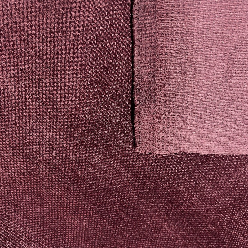 Clearance Upholstery Small Weave 3 Metre Roll Burgundy 3