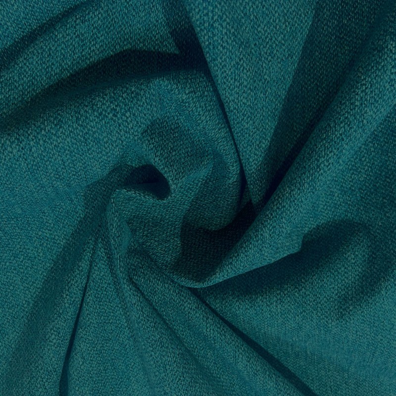 Clearance Polycotton Upholstery Soft Weave Teal2