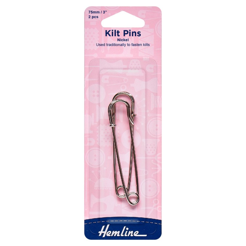 Hemline Kilt Pins (Nickel)