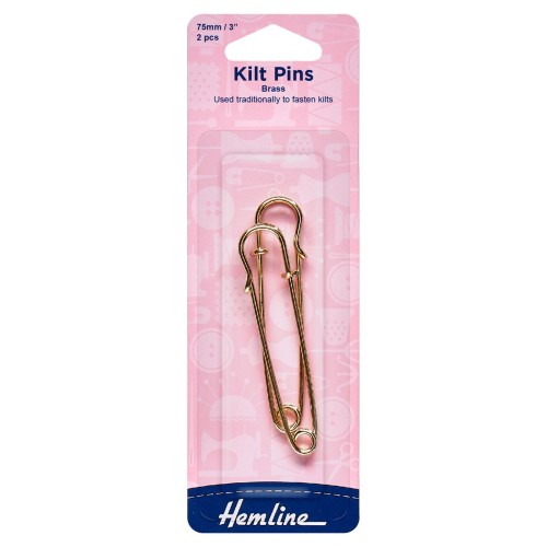 Hemline Kilt Pins (Brass)