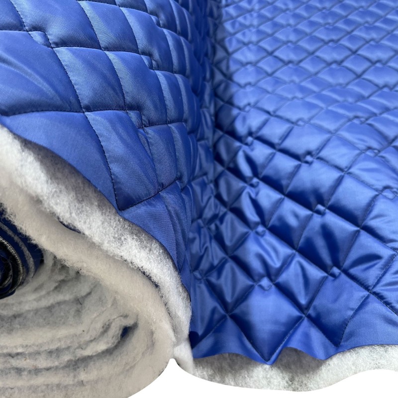 Waterproof Quilted Fleece  Royal 1