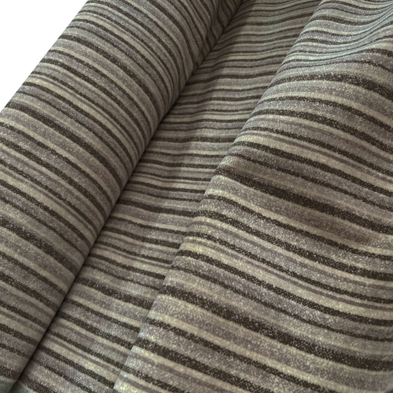 Clearance Striped Upholstery Grey Stripe3