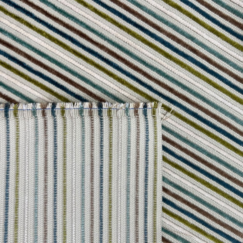 Clearance Striped Upholstery Ribbed Multi 4