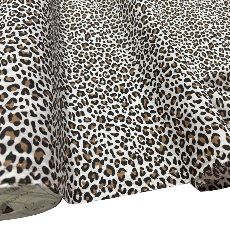 Animal Prints Polycotton Fabric Leopard 1