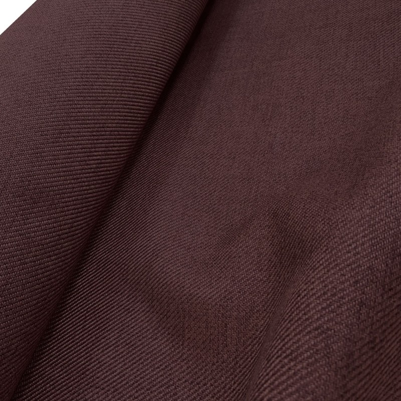 Clearance Polycotton Upholstery Small Weave Brown2