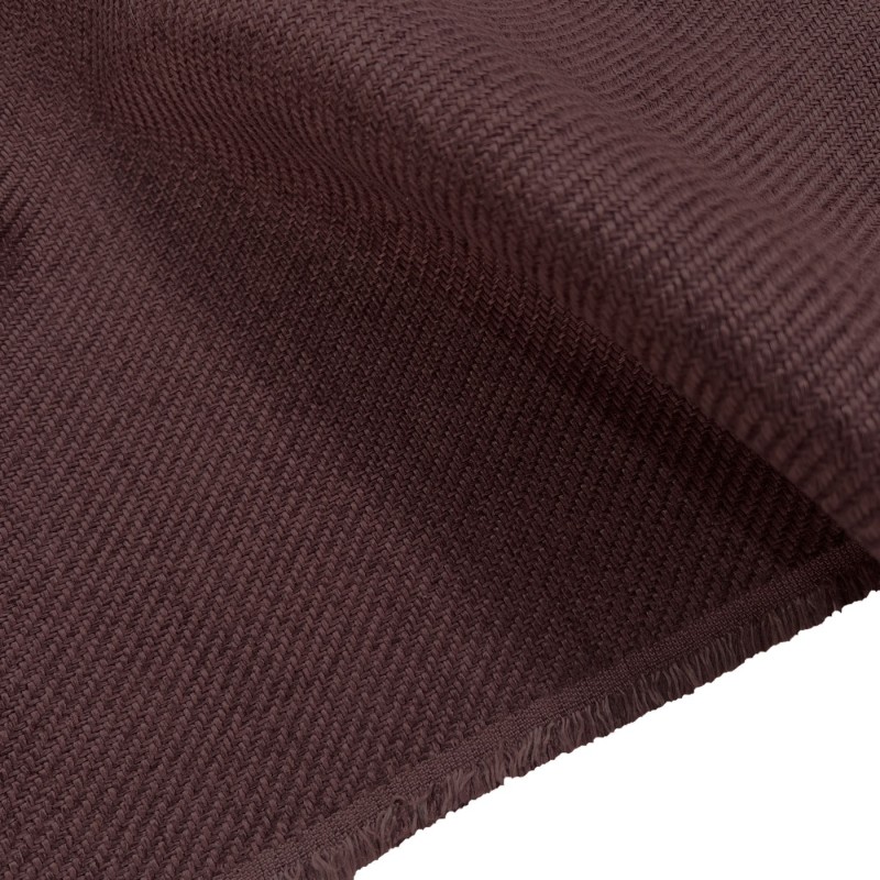 Clearance Polycotton Upholstery Small Weave Brown 4