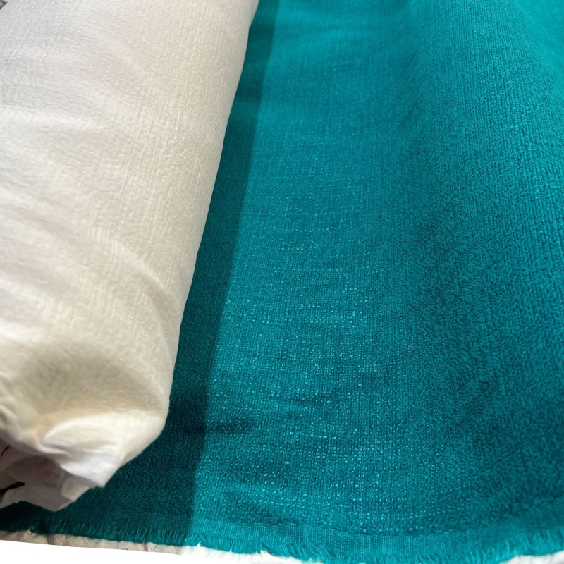 Clearance Polycotton Upholstery Eaton Turquoise1