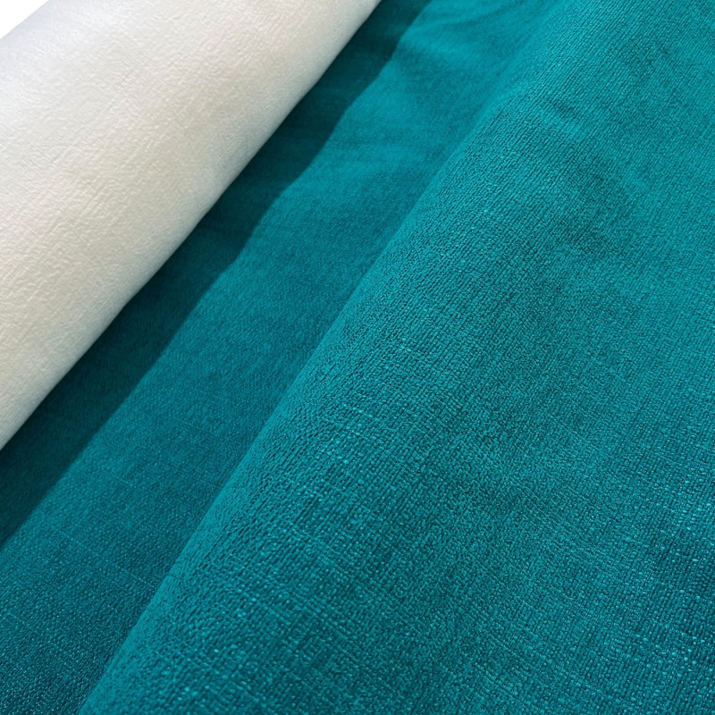 Clearance Polycotton Upholstery Eaton Turquoise2