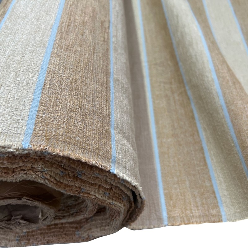 Clearance Striped Upholstery Oat Stripe 1