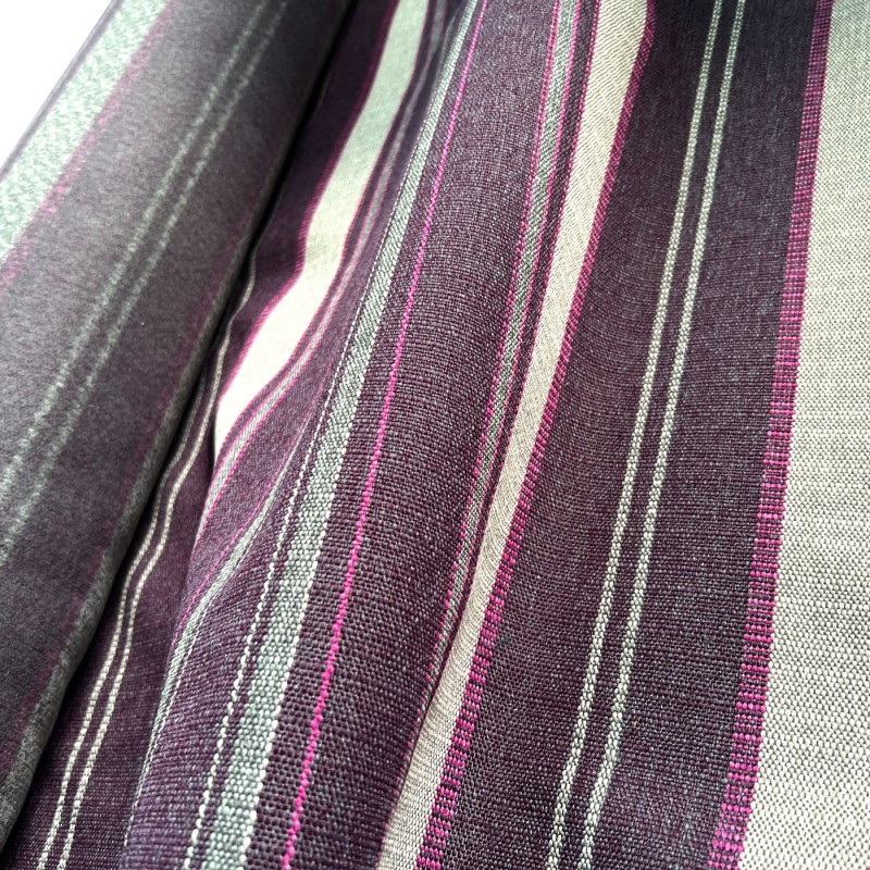 Clearance Striped Upholstery Pink & Grey Stripe2