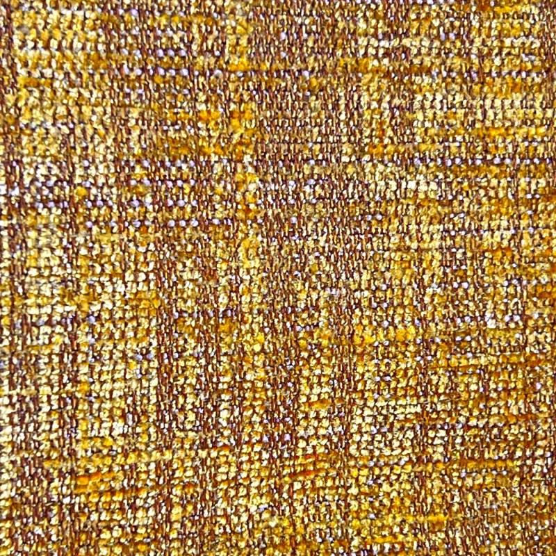 Clearance Polycotton Upholstery Gold Weave 3