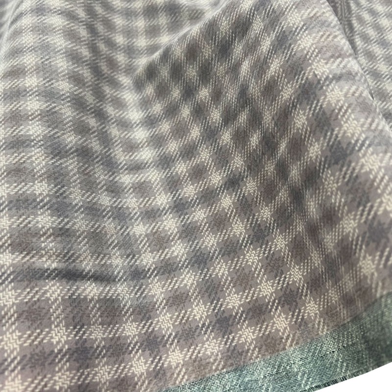 Clearance Striped Upholstery  Grey Check2