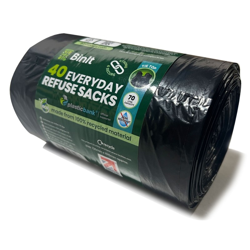 Everyday 70 litre Bin Liners (Tie Top) 1