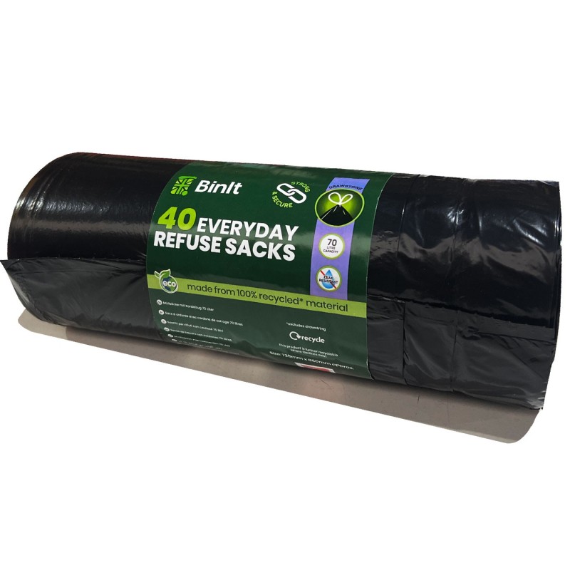 Everyday 70 litre Bin Liners Drawstring 