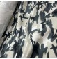 Poly Cotton Drill Camouflage Fabric Grey 2