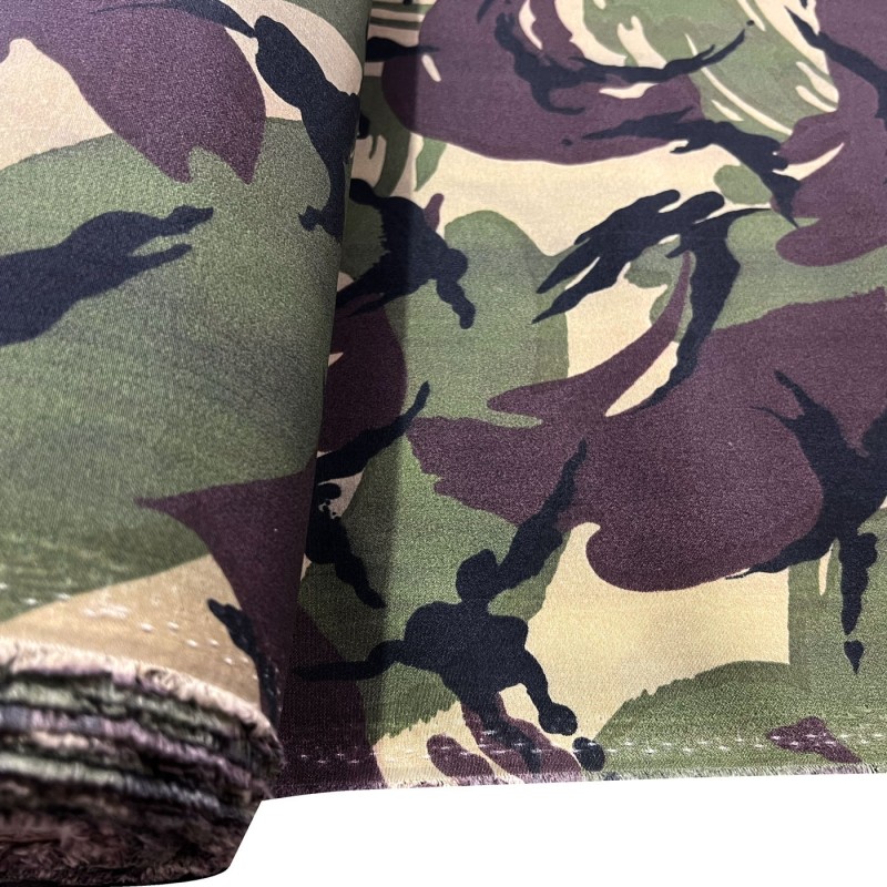 Poly Cotton Drill Camouflage Fabric Army 1