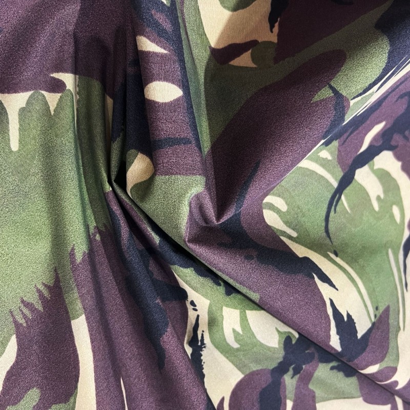 Poly Cotton Drill Camouflage Fabric Army 3