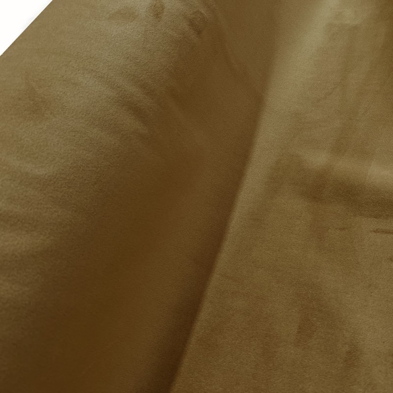 Clearance Polycotton Upholstery Velvet Tan 3