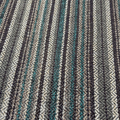 Turquoise Mix Upholstery Fabric / Roll of 8 Metres  (FR)